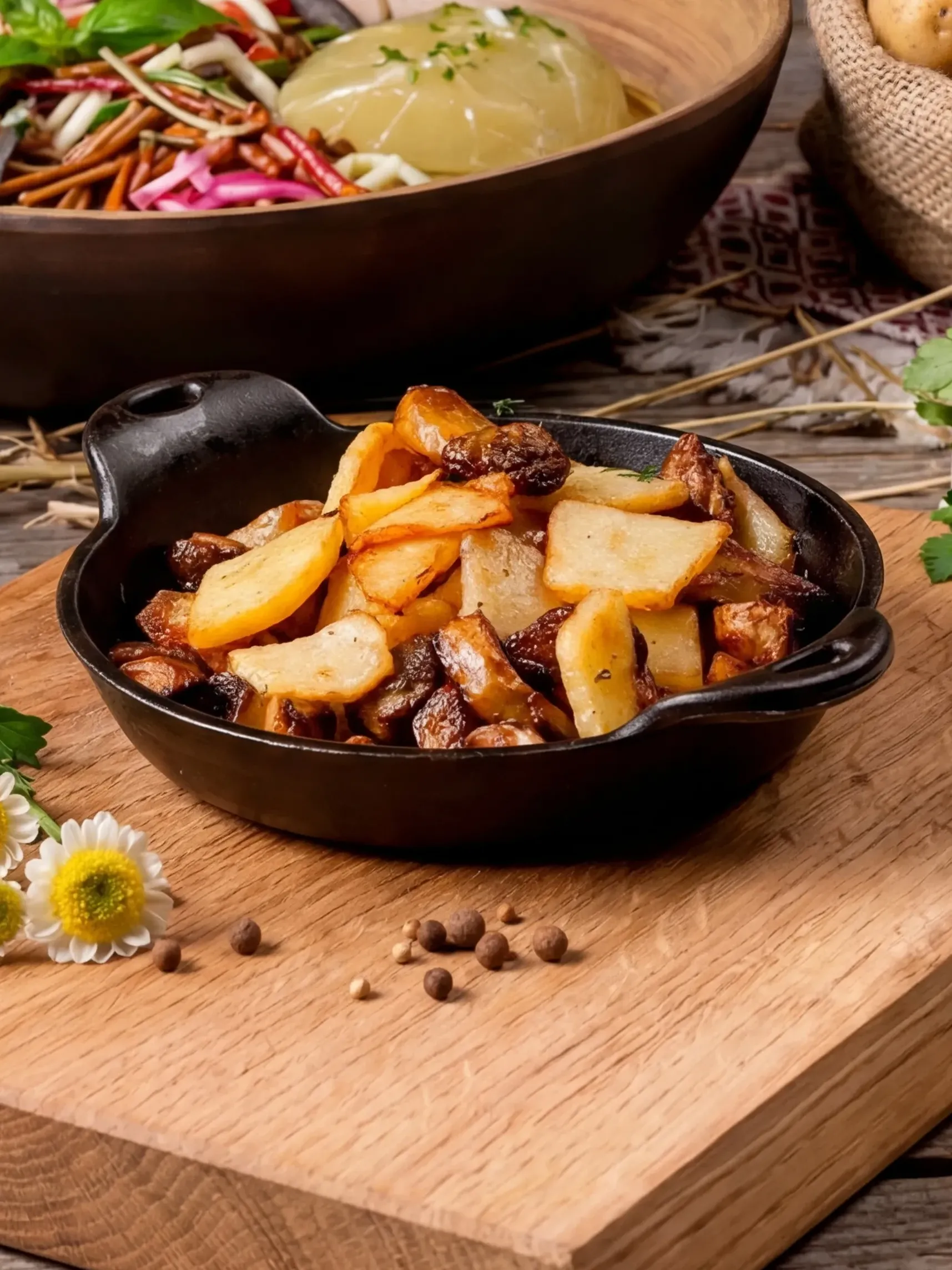 Жареный картофель с грибами 150 гр. от UGLI