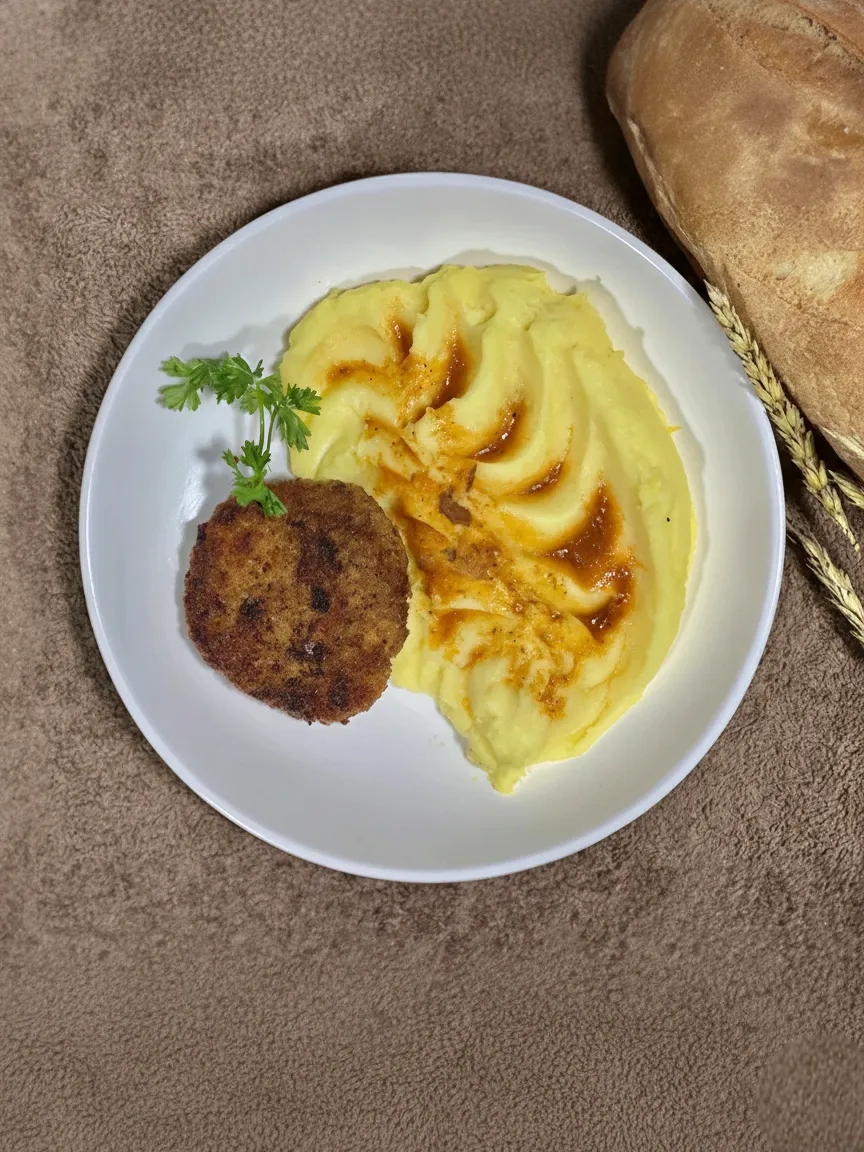 Котлета куриная с пюре 320 гр от Сытноff 