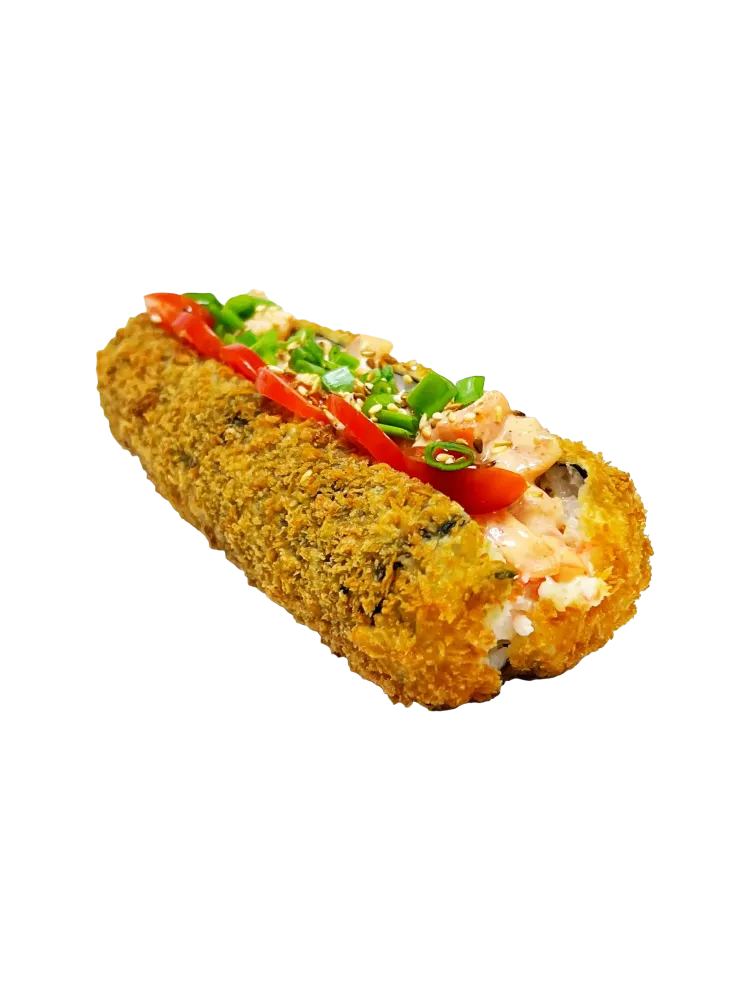Ролл дог с лососем от Три Самурая