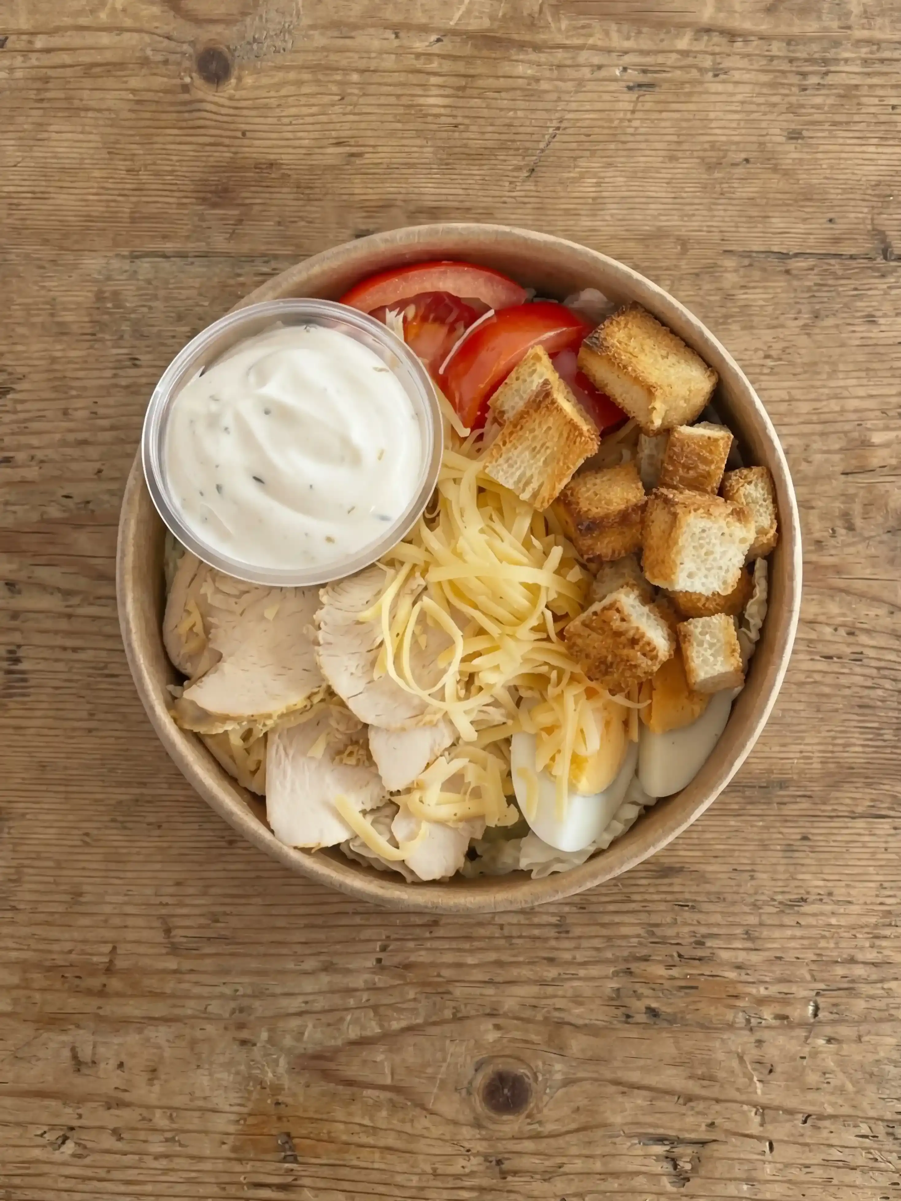 Салат цезарь NEW от Brofood