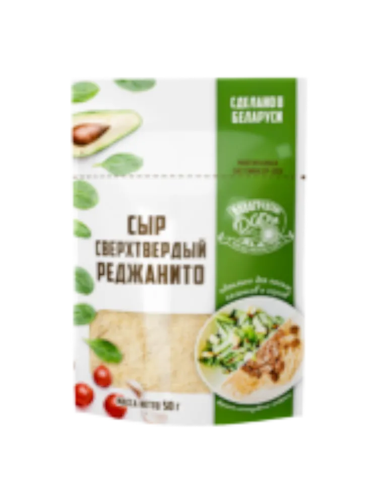 НГ сыр сверх.тв. "Реджанито" м.д.ж. в сух. в-ве 45%, тертый, фас 50г
