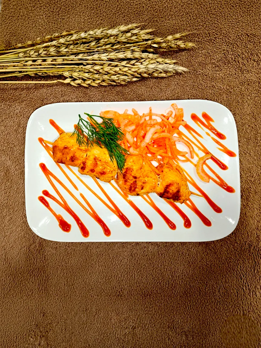 Шашлычок из куриной грудки 100 гр от Сытноff 